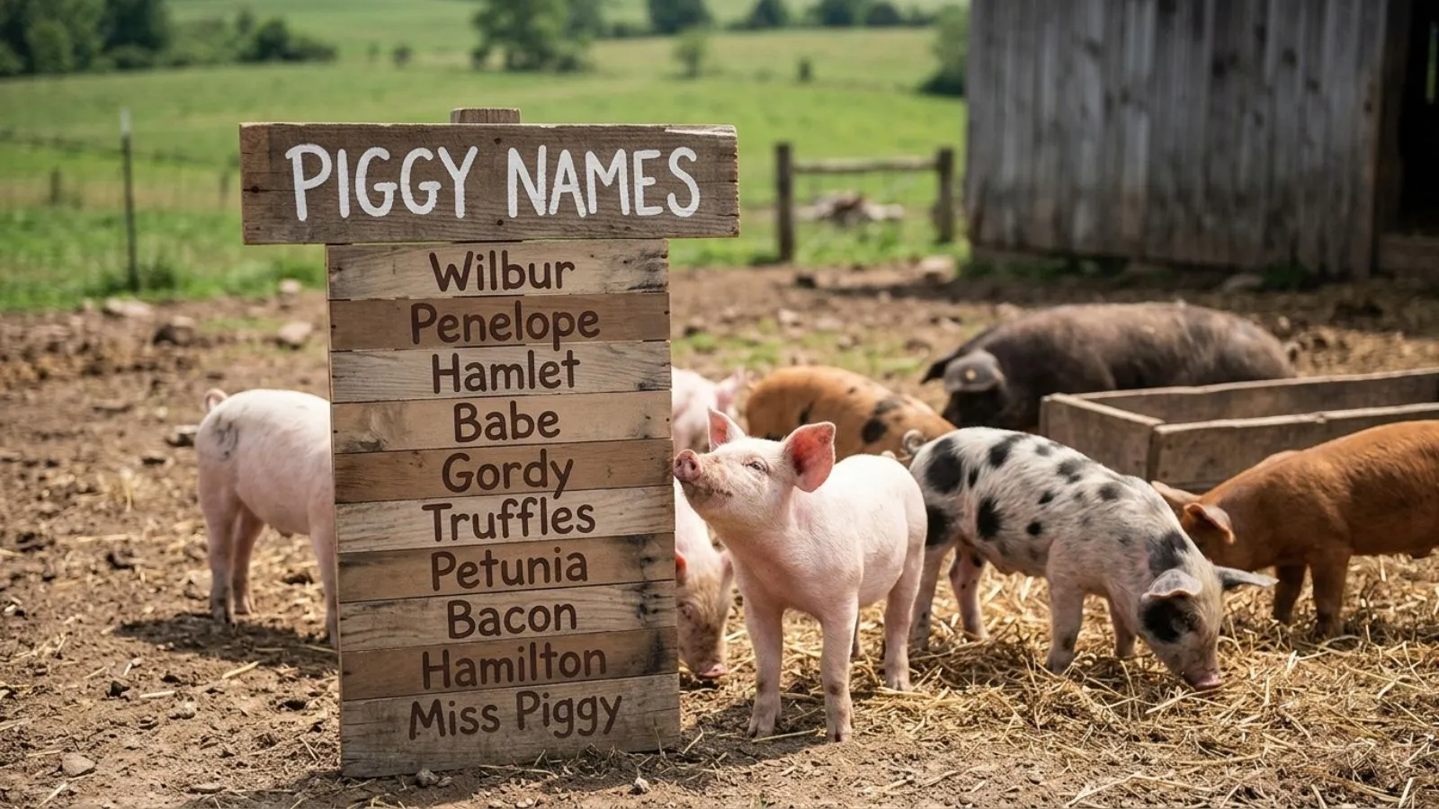 Names for pigs